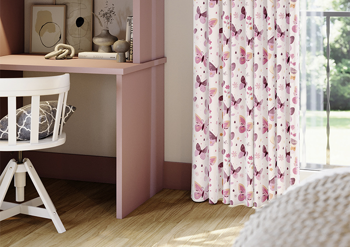 Butterfly Garden, Precious Pinks - Made to Measure Curtains - Image 5